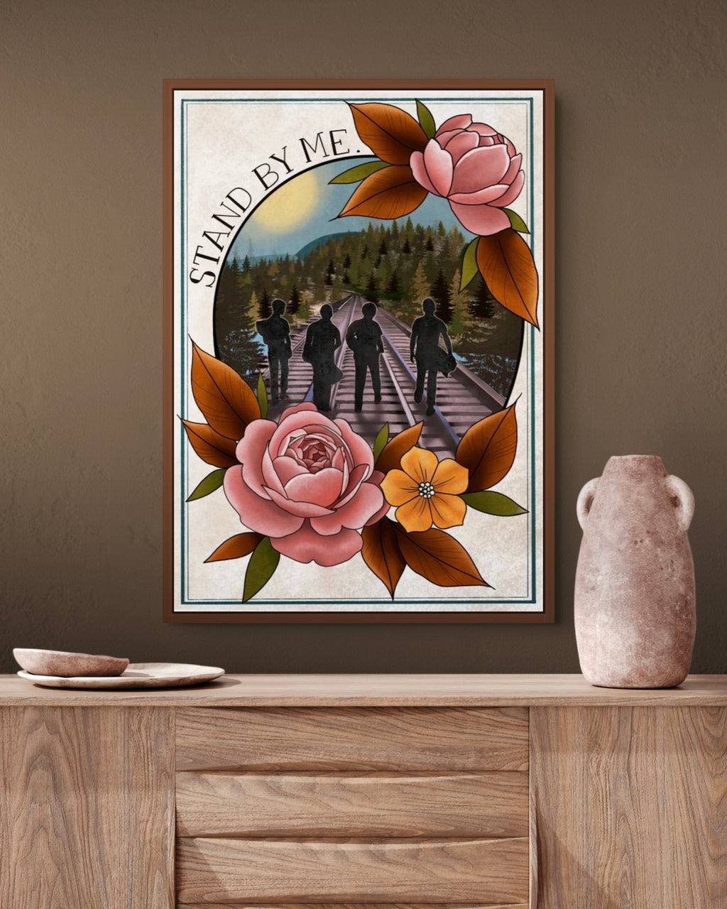 Stand By Me Tattoo Style Print