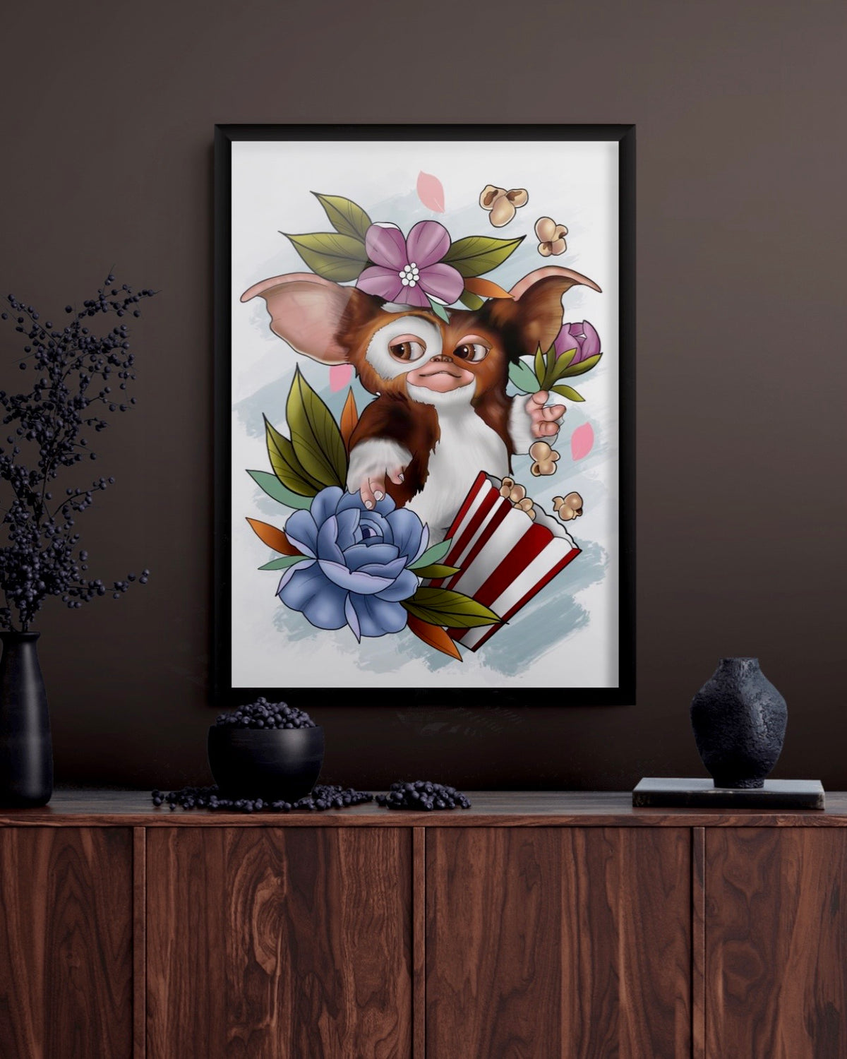Gizmo and Stripe Gremlins Tattoo Style Prints